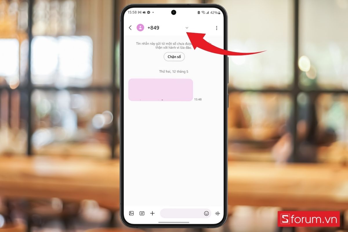 Nhấn vào biểu tượng ba chấm