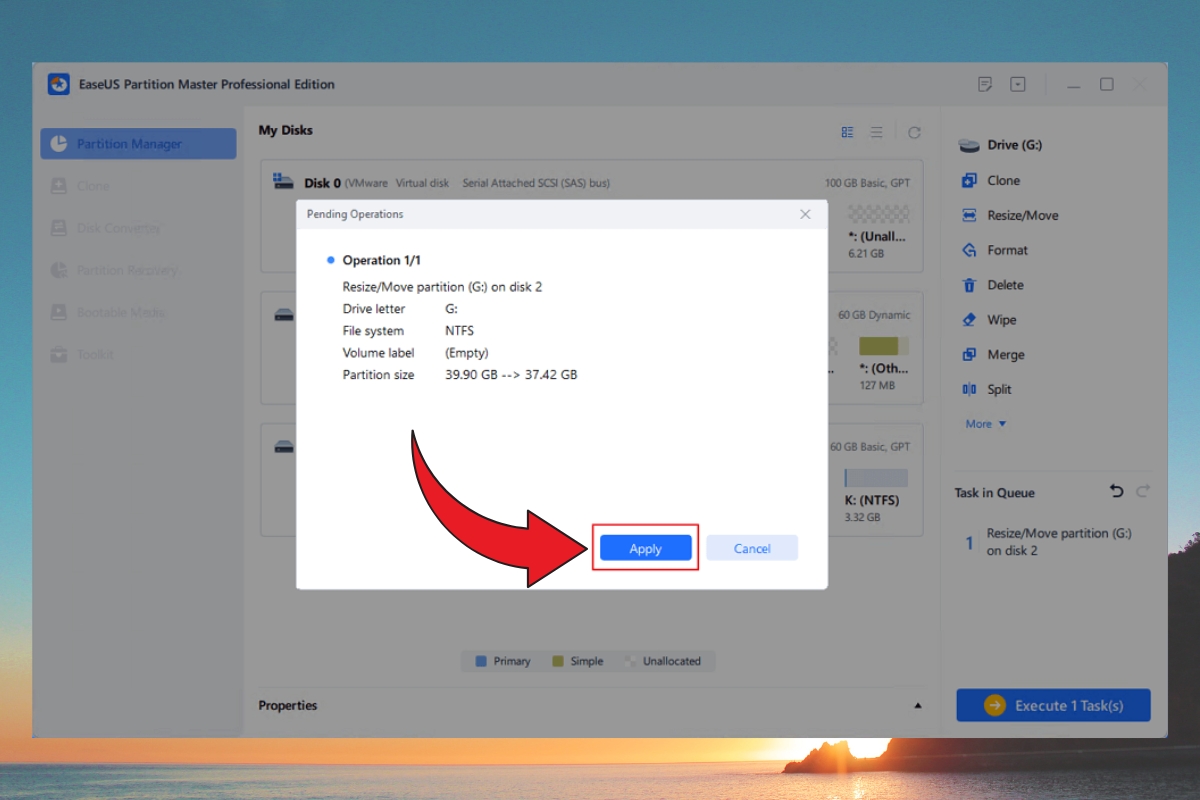 Các cách chia ổ cứng trên Windows 11 bằng cách dùng phần mềm bên thứ 3Các cách chia ổ cứng trên Windows 11 bằng cách dùng phần mềm bên thứ 3 - bước 4