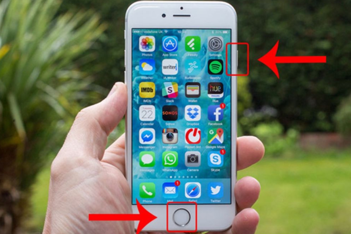 Cách chụp màn hình iPhone 6/ 6s/ 6 Plus bằng tổ hợp phím cứng