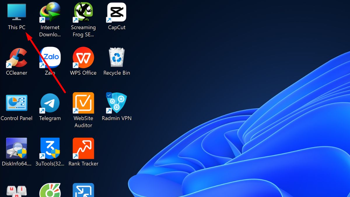 Cách Format ổ cứng từ This PC - bước 1