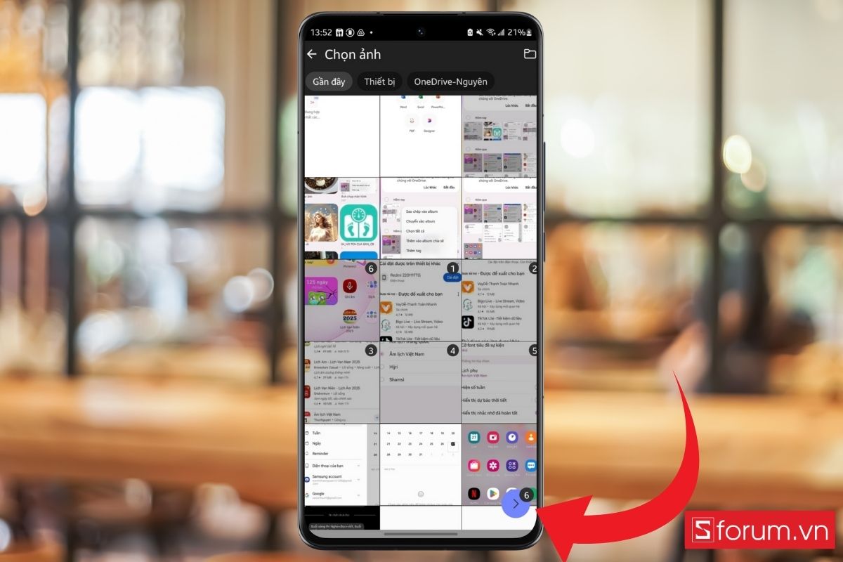 Nhấn Thêm để chèn vào tài liệu