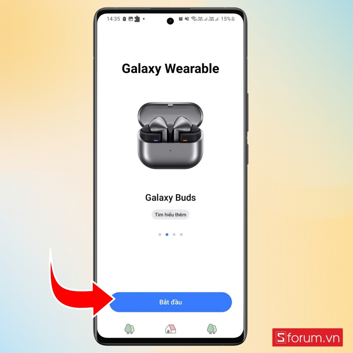 Hướng dẫn cài đặt Galaxy Buds trên điện thoại Android bước 5