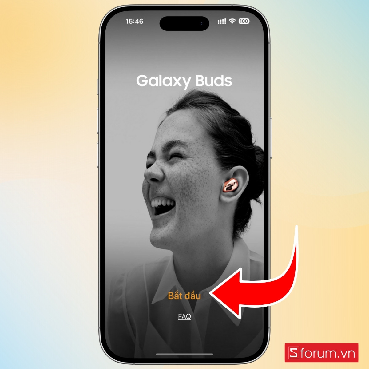 Cài đặt Galaxy Buds trên iPhone (iOS) bước 3