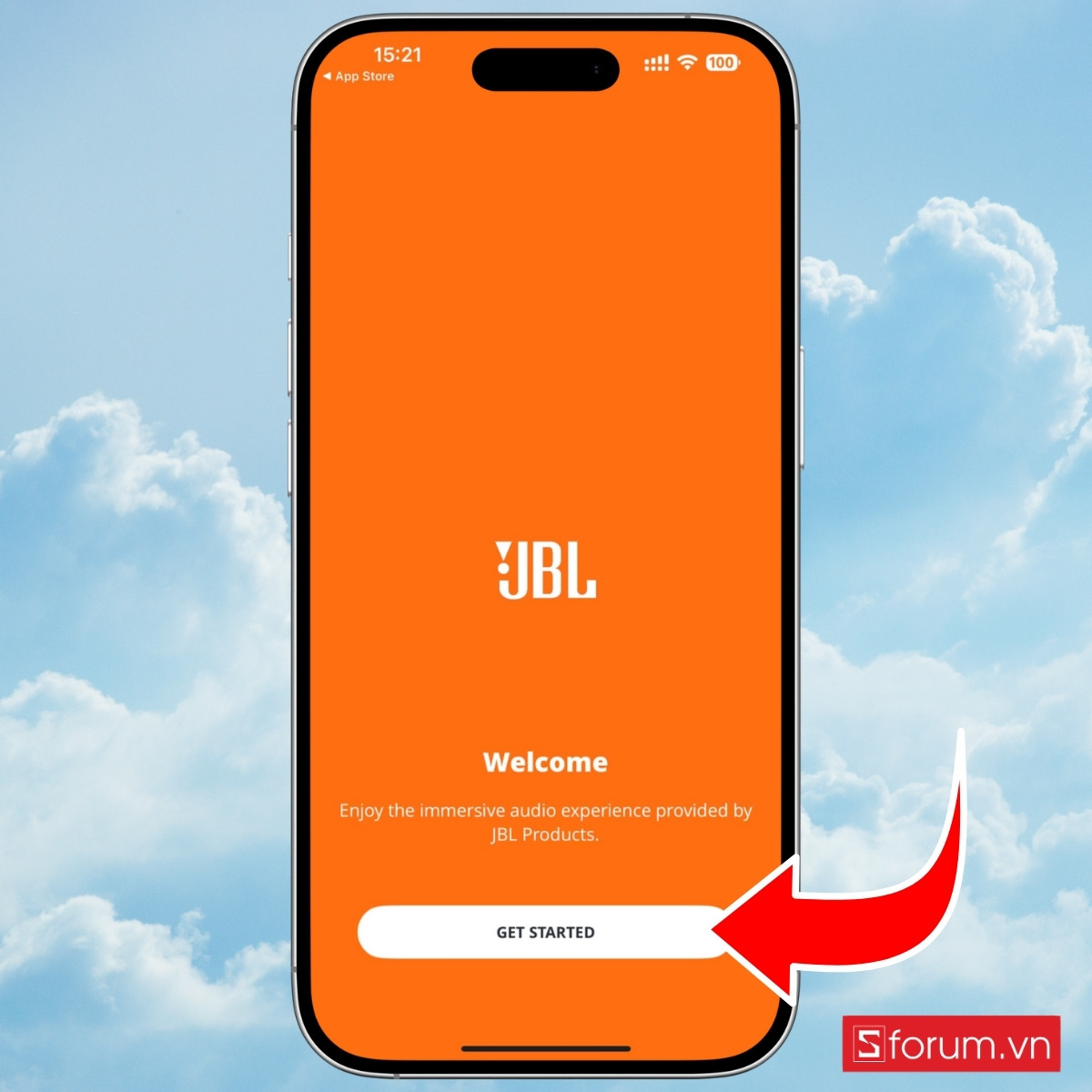Cách cài đặt ứng dụng JBL Headphones trên iOS bước 3