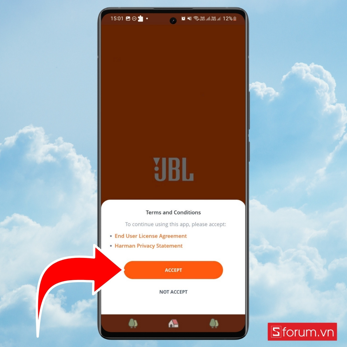 Cách cài đặt ứng dụng JBL Headphones trên Android bước 4