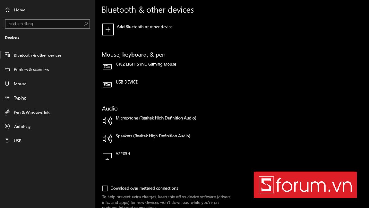 Kiểm tra máy tính bàn có Bluetooth không trong cài đặt Settings của Windows bước 3