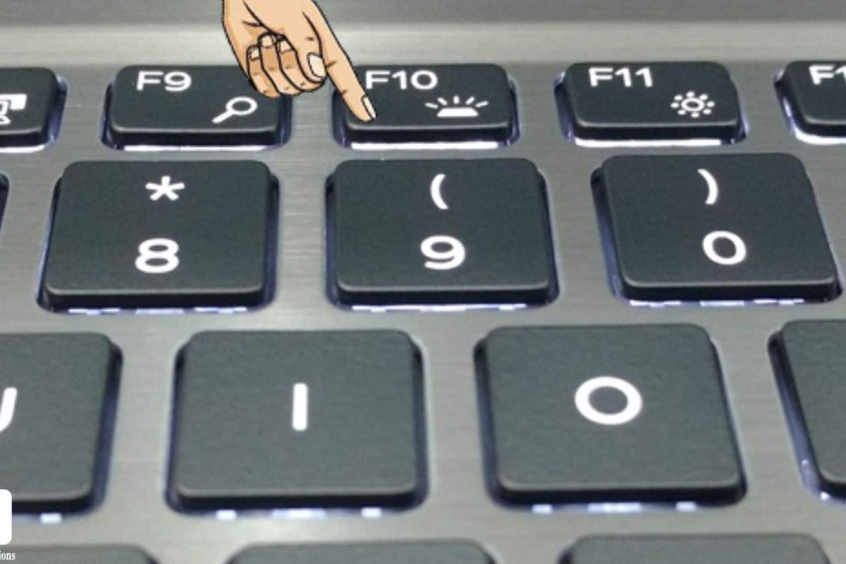 Cách bật đèn bàn phím laptop Dell nhanh chóng trong một nốt nhạc hình 4