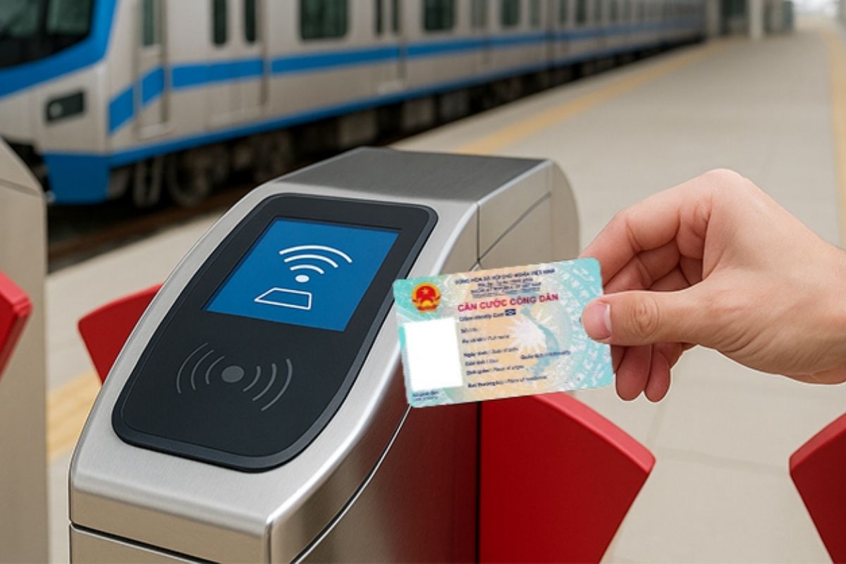 Cách sử dụng thẻ căn cước đi tàu Metro thay vé tháng đơn giản, nhanh chóng hình 2