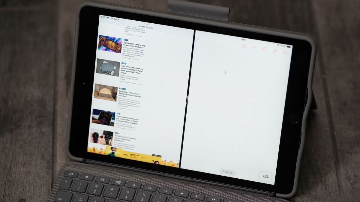 Sử dụng tính năng đa nhiệm trên Split View trên iPad Air M3 hình 2