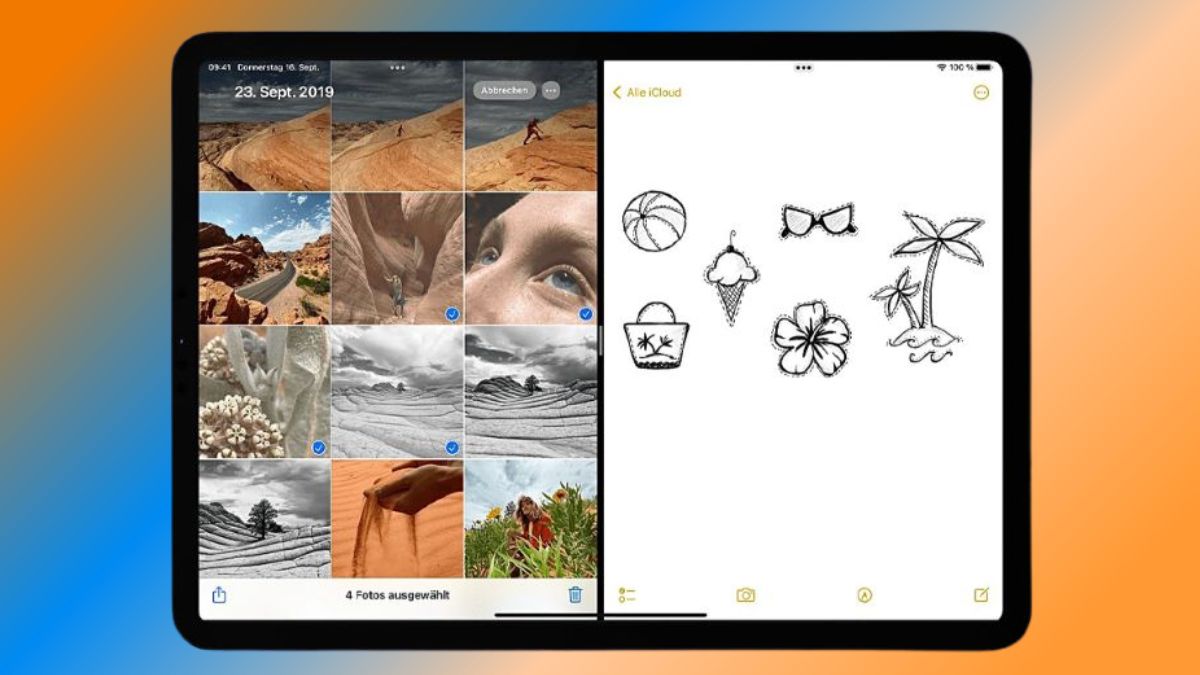 Sử dụng tính năng đa nhiệm trên Split View trên iPad Air M3 hình 3