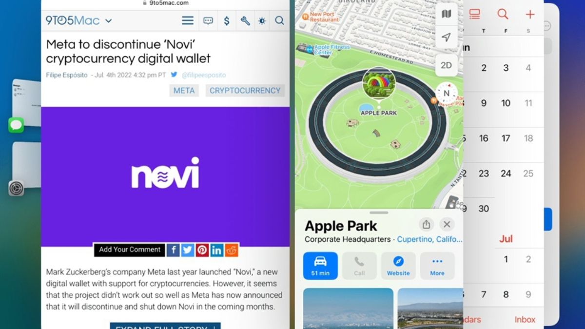 Sử dụng tính năng đa nhiệm trên Split View trên iPad Air M3 hình 5