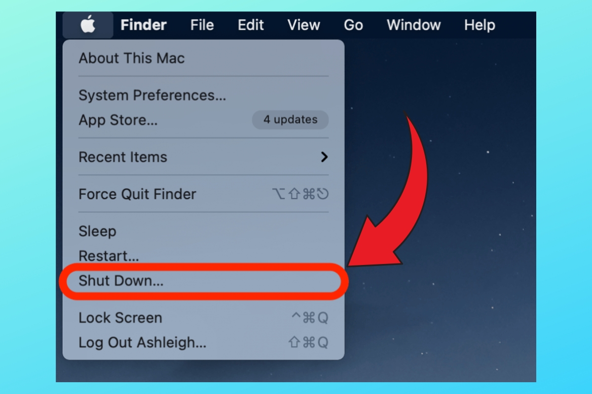 Các cách tắt laptop đúng cách trên macOS 2