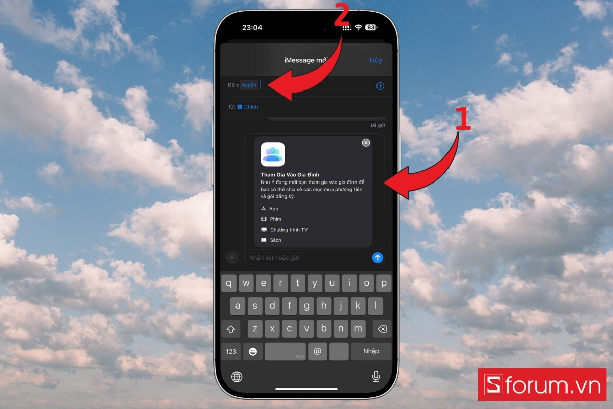 cách Định vị số điện thoại qua iCloud Family Sharing (cho iPhone) bước 6