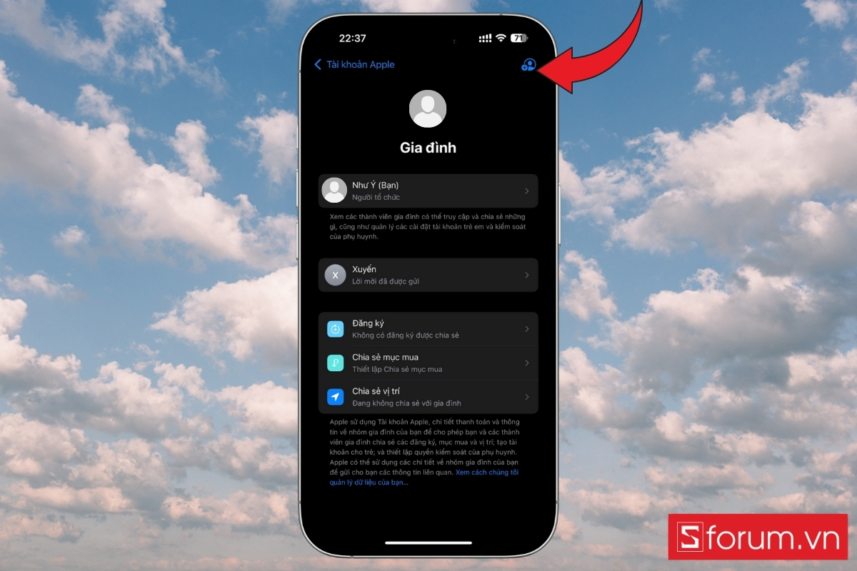 cách Định vị số điện thoại qua iCloud Family Sharing (cho iPhone) bước 7