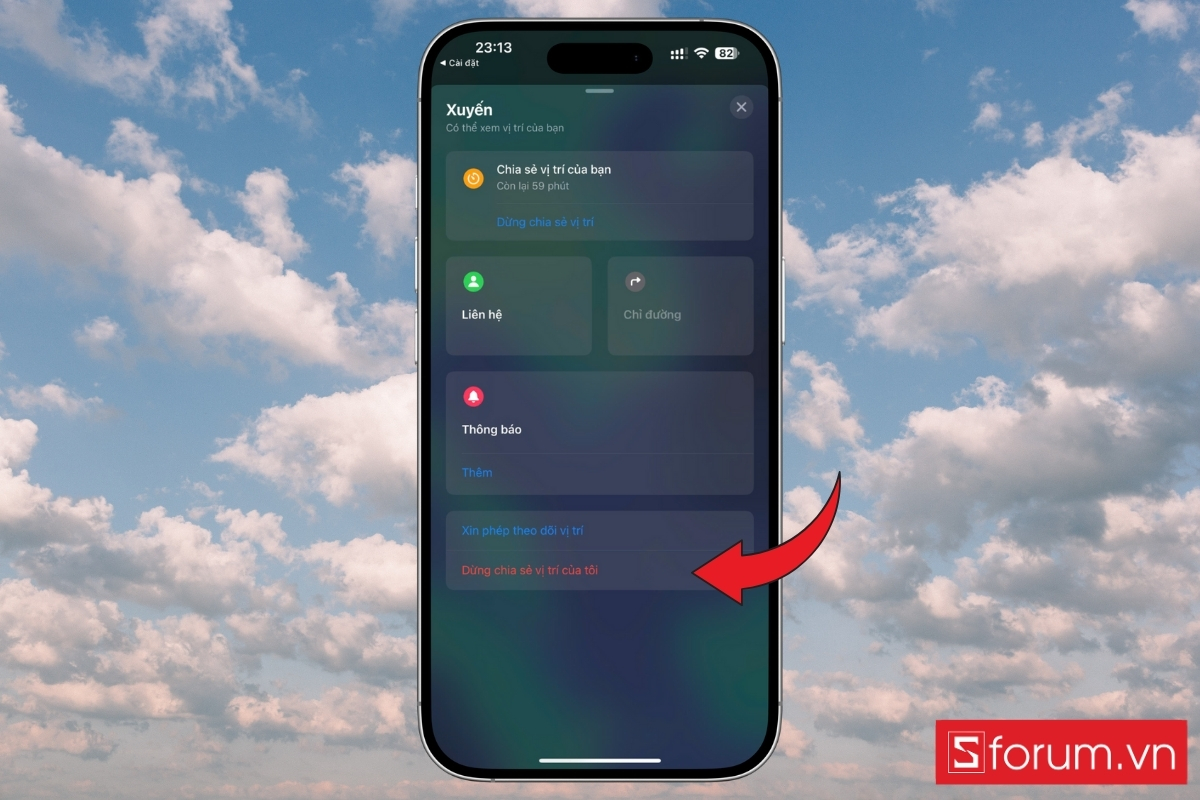 cách Định vị số điện thoại qua iCloud Family Sharing (cho iPhone) bước 13