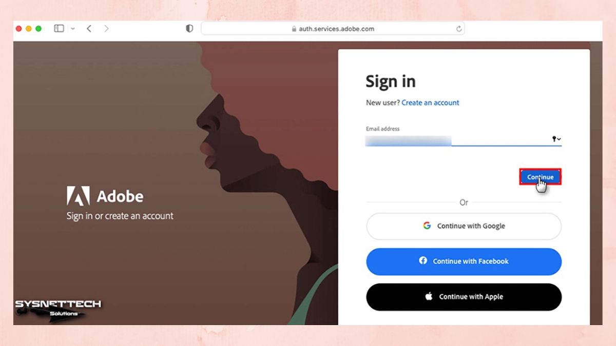 Đăng nhập Adobe Creative Cloud