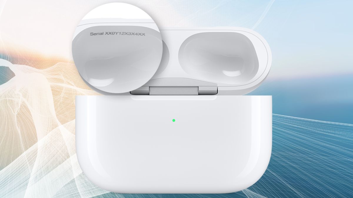 Check IMEI AirPods bằng cách xem mã số trên nắp hộp sạc