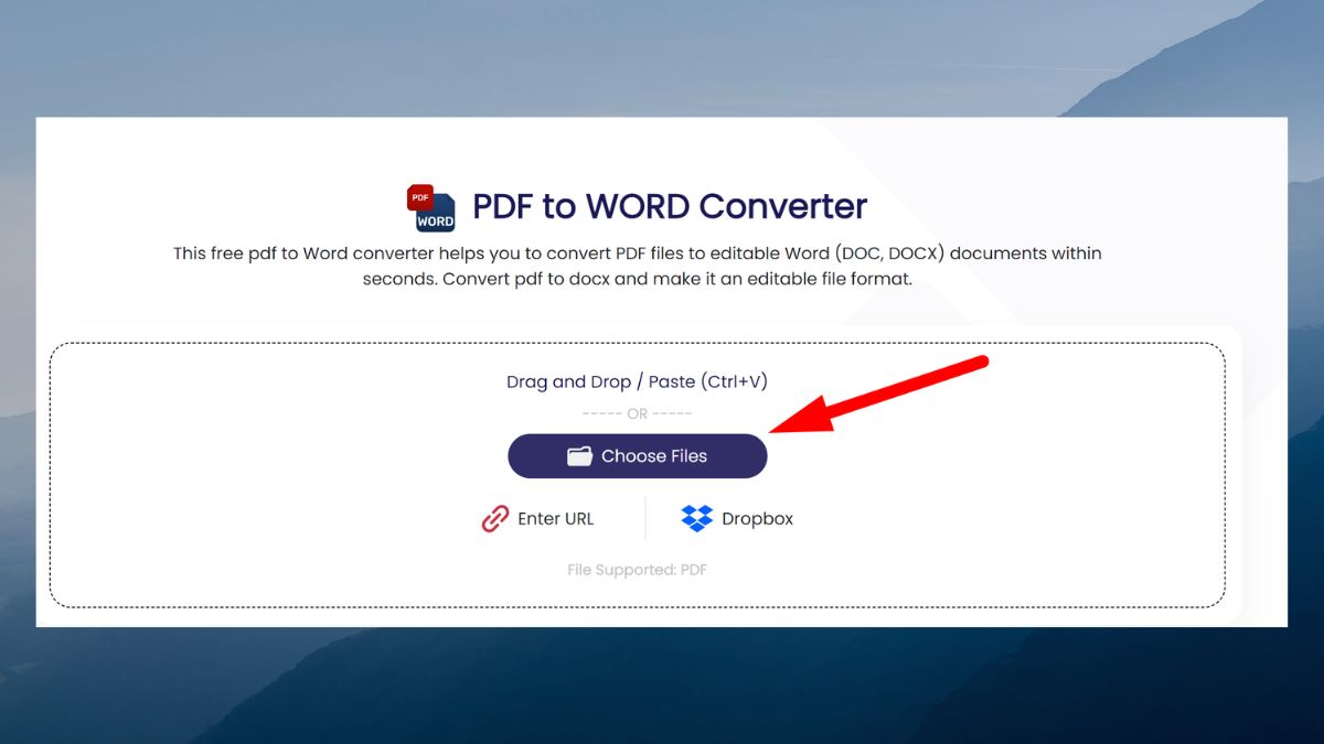 Chuyển PDF sang Word bằng Its PDF 2