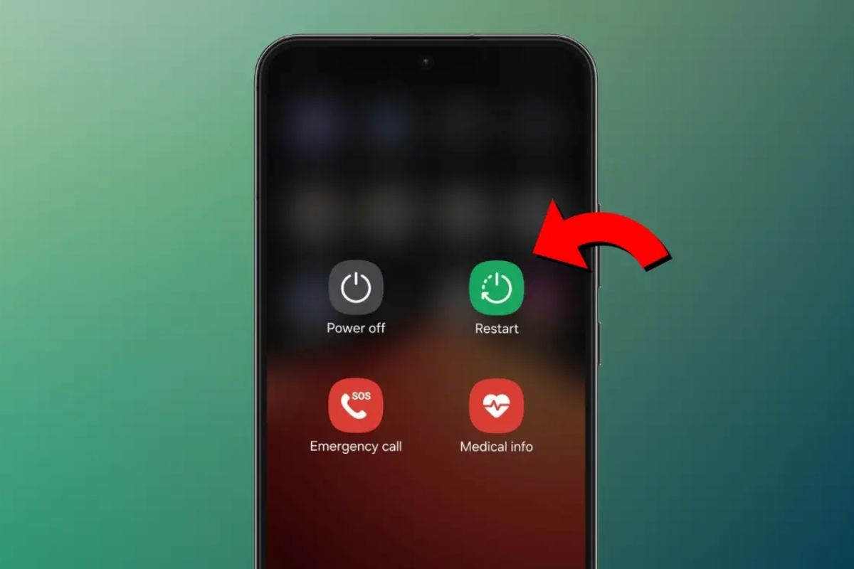 Khởi động lại điện thoại