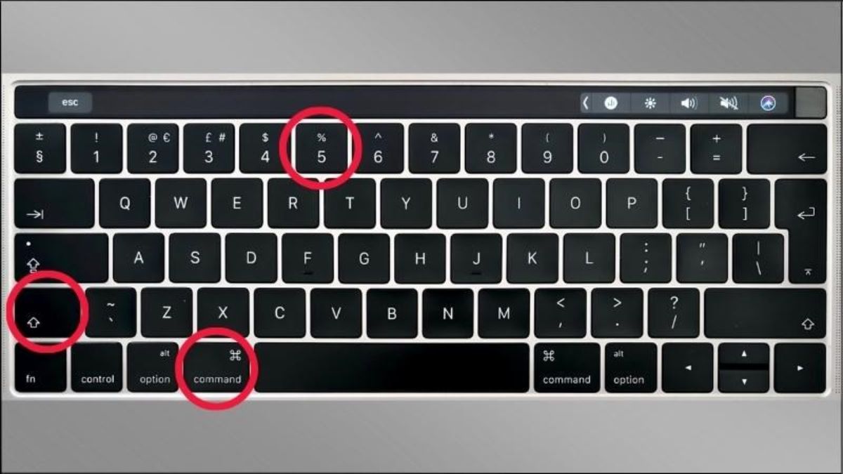 Hướng dẫn các cách ghi âm trên MacBook - sử dụng tổ hợp phím
