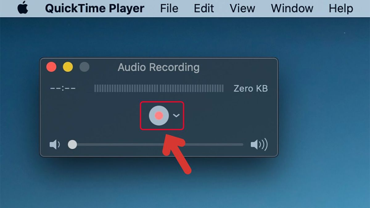 Hướng dẫn các cách ghi âm trên MacBook -bằng cách sử dụng Quicktime Player - bước 3