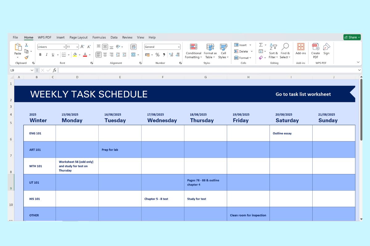 Hướng dẫn tải và sử dụng Mẫu Excel Quản Lý Công Việc trên Mac hình 8