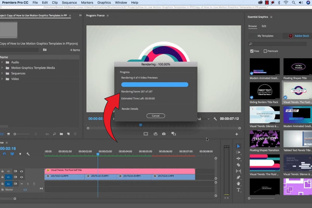 Hướng dẫn tải và sử dụng templates trên Apple Motion từ A đến Z hình 8