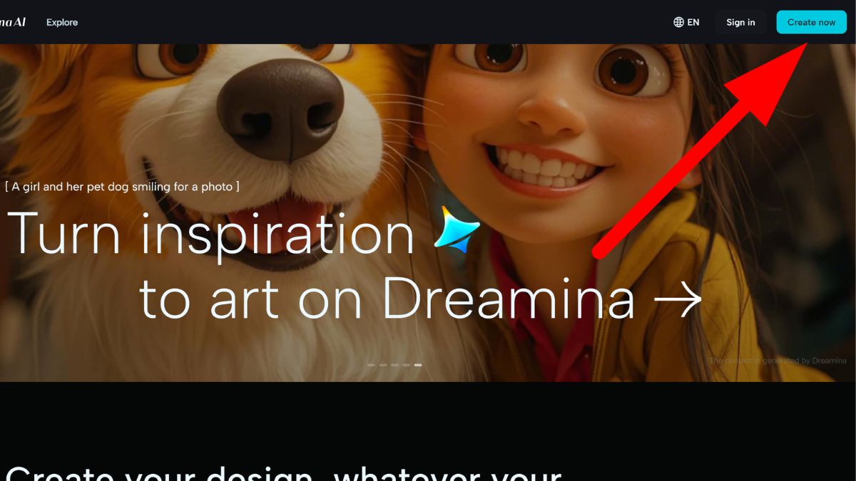 Bấm vào Create Now nếu bạn chưa có tài khoản