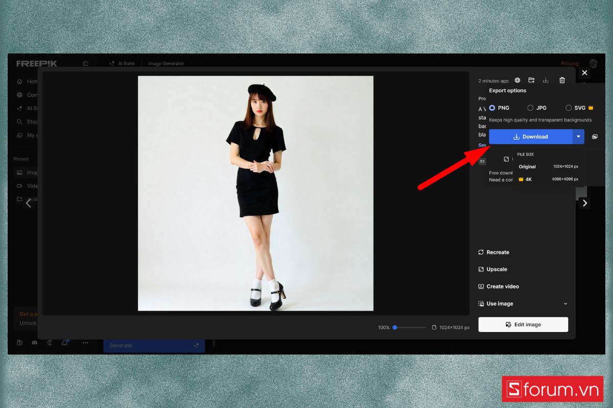 Hướng dẫn từng bước tạo model AI trên Freepik cho người mới bắt đầu hình 9