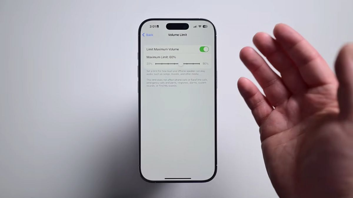 Giới hạn âm lượng loa