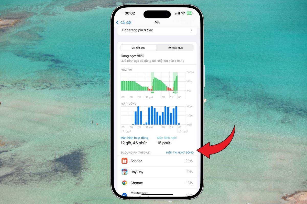 iPhone bị nóng máy hao pin các kiểm tra bước 2