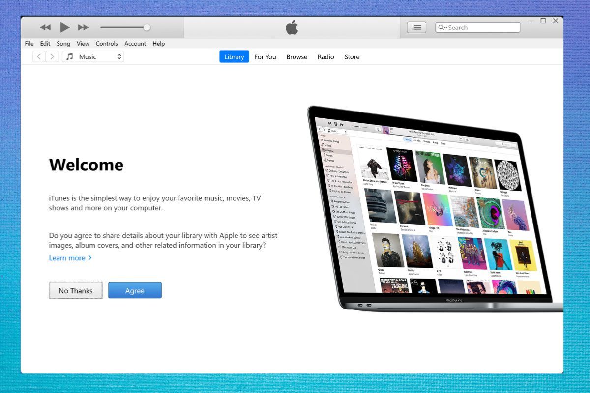 Mở iTunes