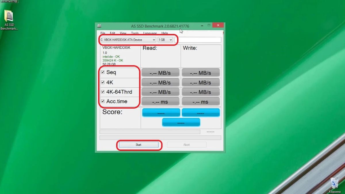 Sử dụng phần mềm AS SSD Benchmark để kiểm tra ổ cứng