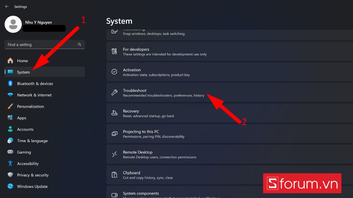 Tiến hành chạy Network Adapter Troubleshooter ở laptop Windows 11 - bước 1