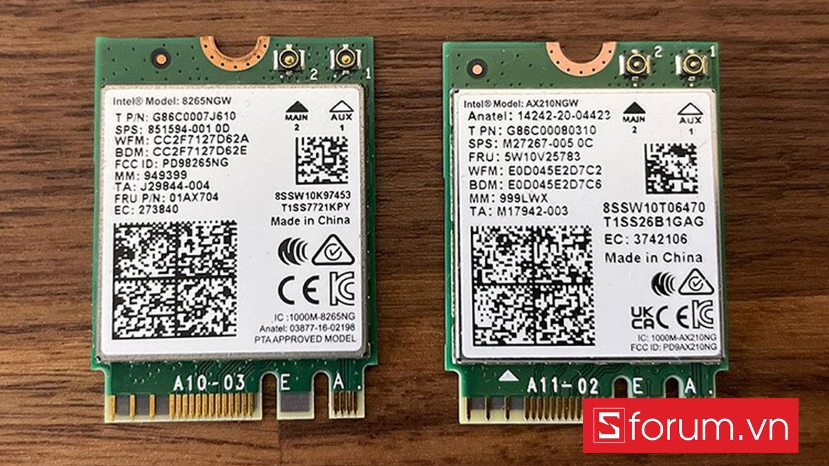 Thay card mạng Wifi mới