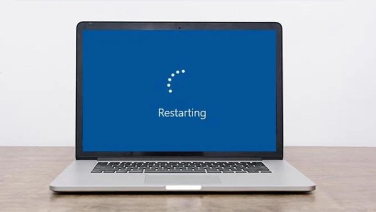 Cách khắc phục tình trạng lỗi laptop bị mất biểu tượng WIFI Win 11 - Khởi động lại máy tính
