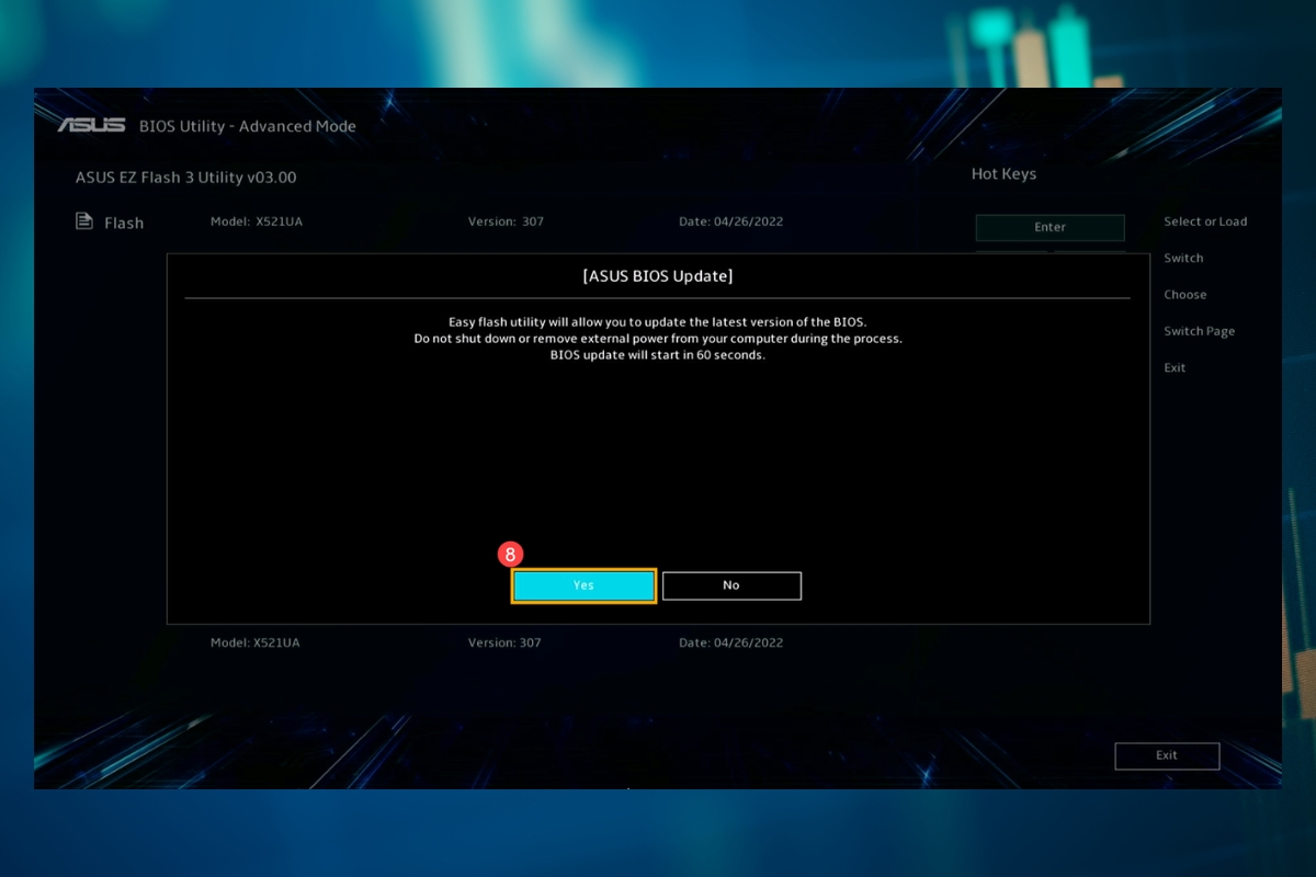 Sửa lỗi laptop bị mất tiếng bằng cách cập nhật BIOS