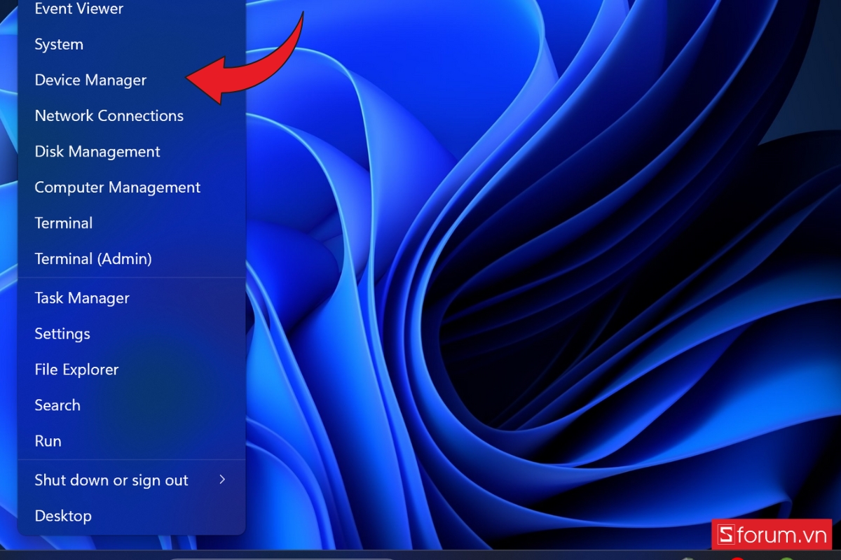 Xóa và cài đặt lại Sound Driver khắc phục laptop bị mất tiếng bước 1