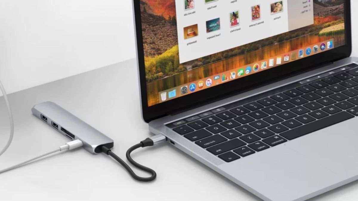 Đổi cổng kết nối hoặc kiểm tra hub chuyển đổi 