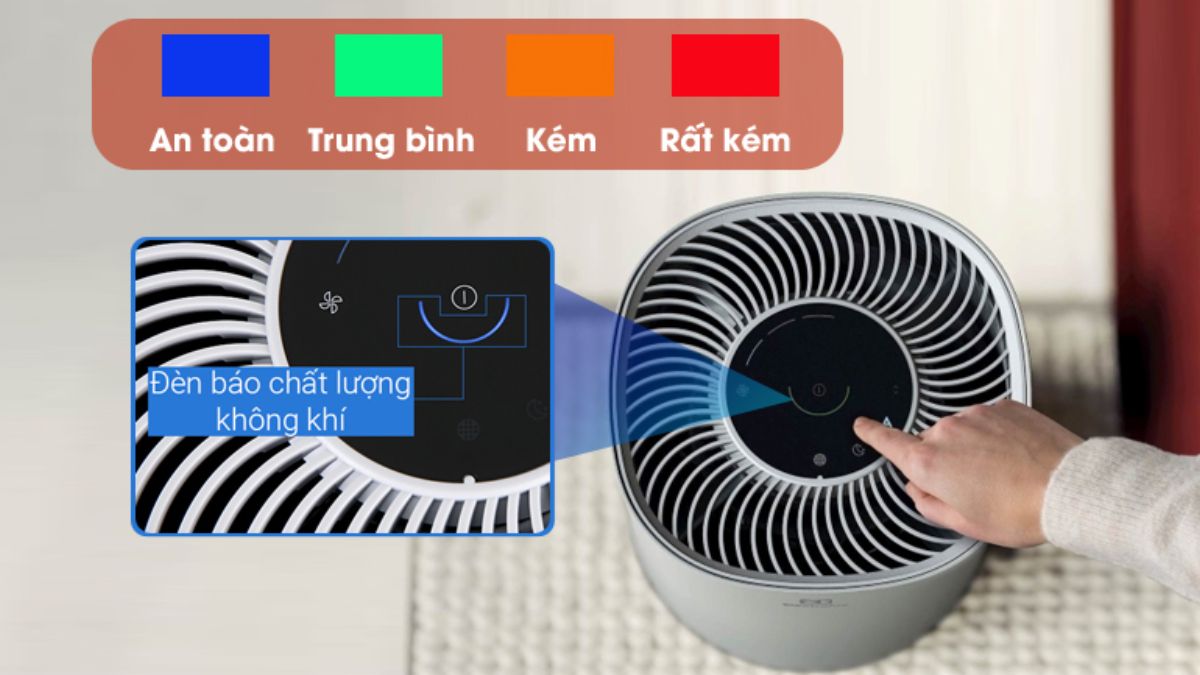 Hướng dẫn khắc phục khi máy lọc không khí Electrolux báo đèn đỏ