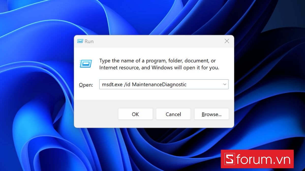 Sửa lỗi hệ thống bằng Performance/Maintenance Troubleshooter - bước 1