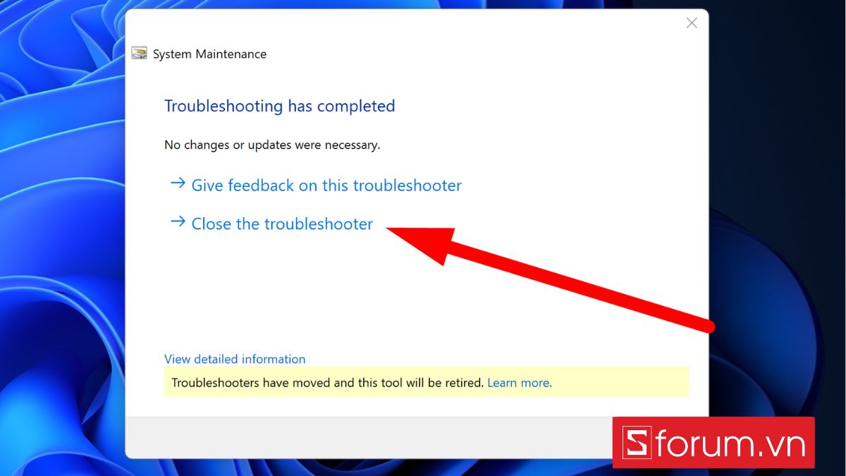 Sửa lỗi hệ thống bằng Performance/Maintenance Troubleshooter - bước 4