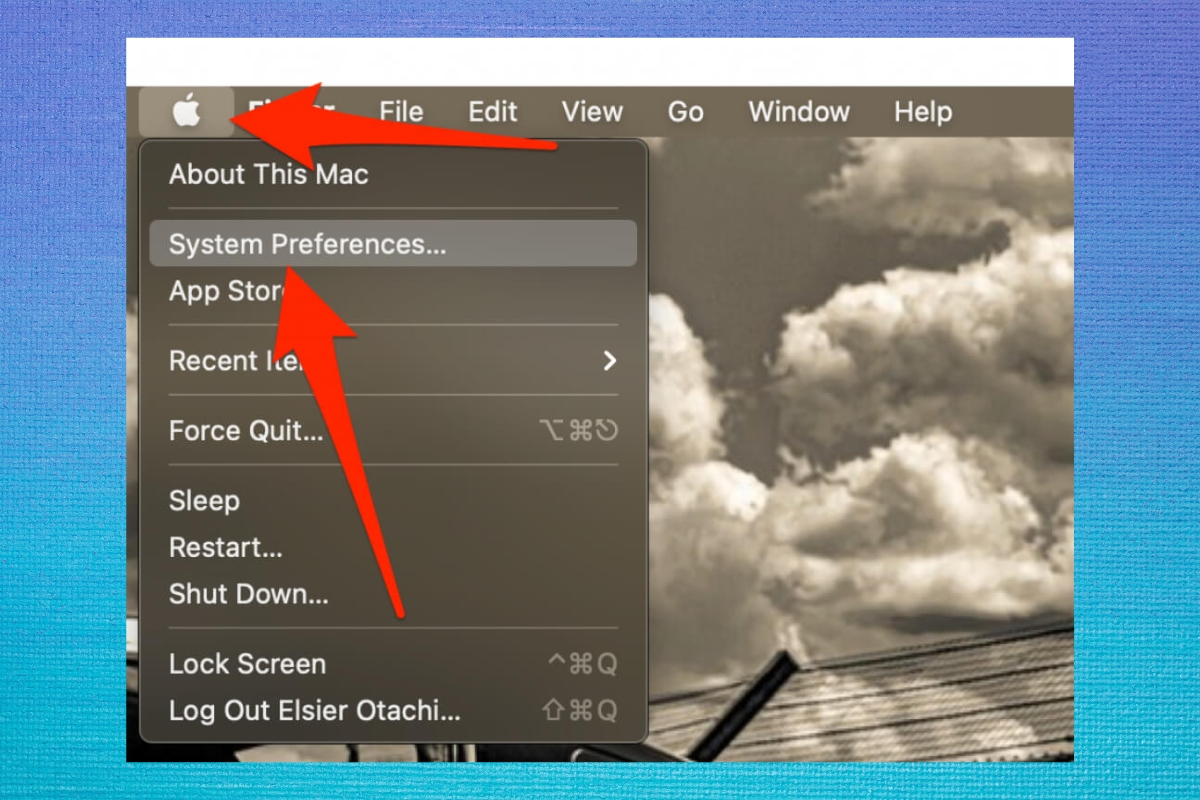 Bật night shift trên macOS bước 1