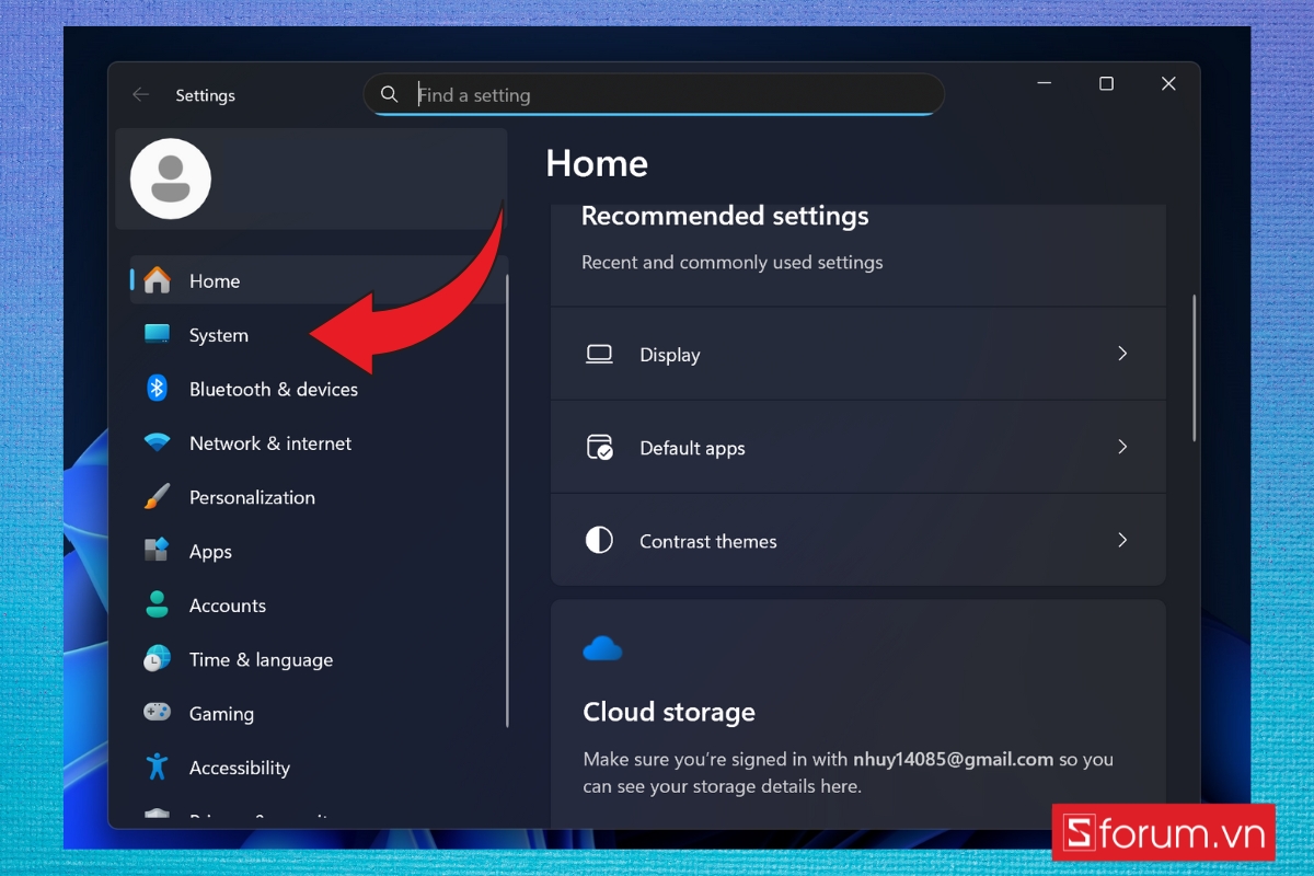Bật night light trên Windows 10 và Windows 11 bước 2