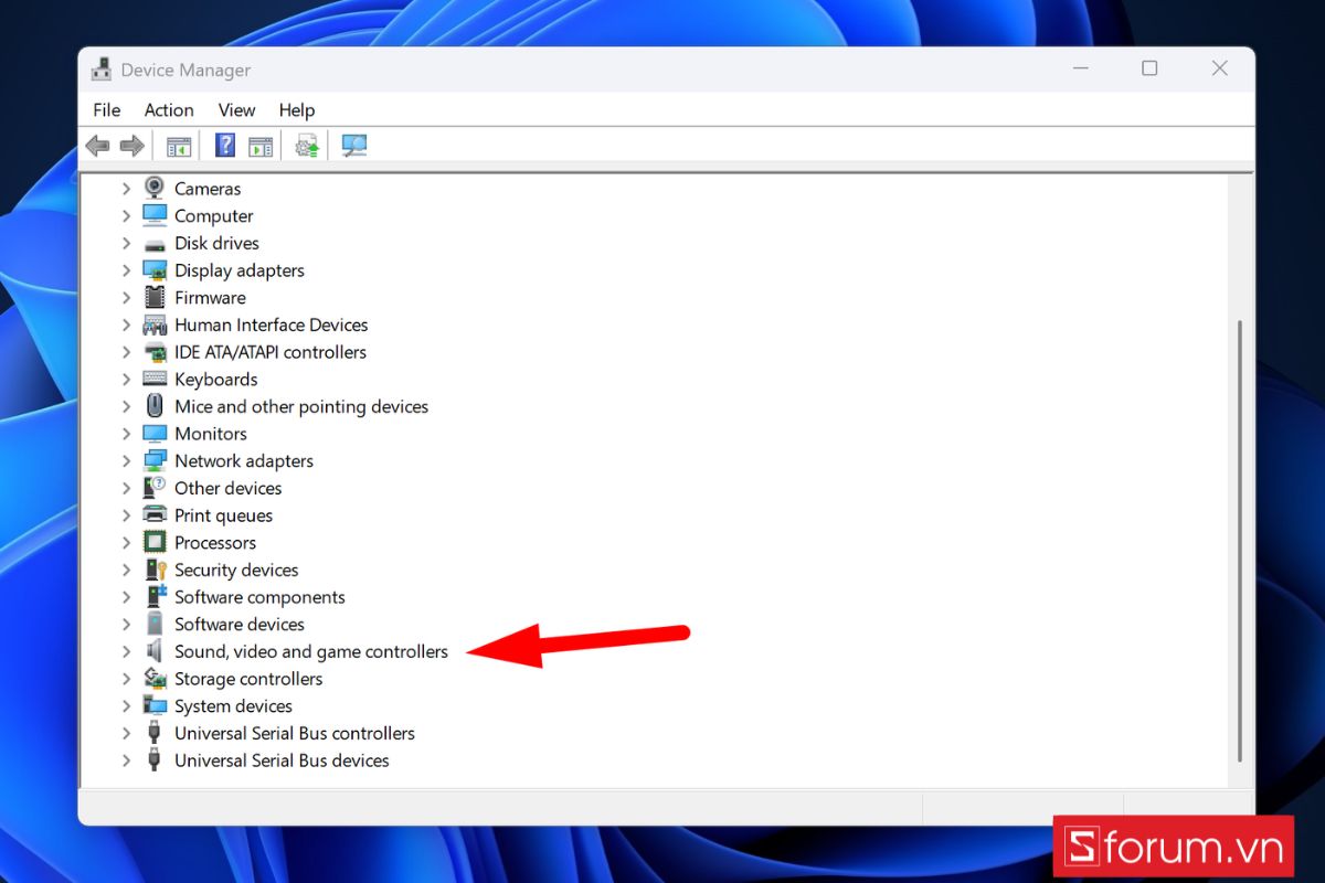 sửa lỗi No Audio Output Device Is Installed bằng cập nhật driver - bước 2