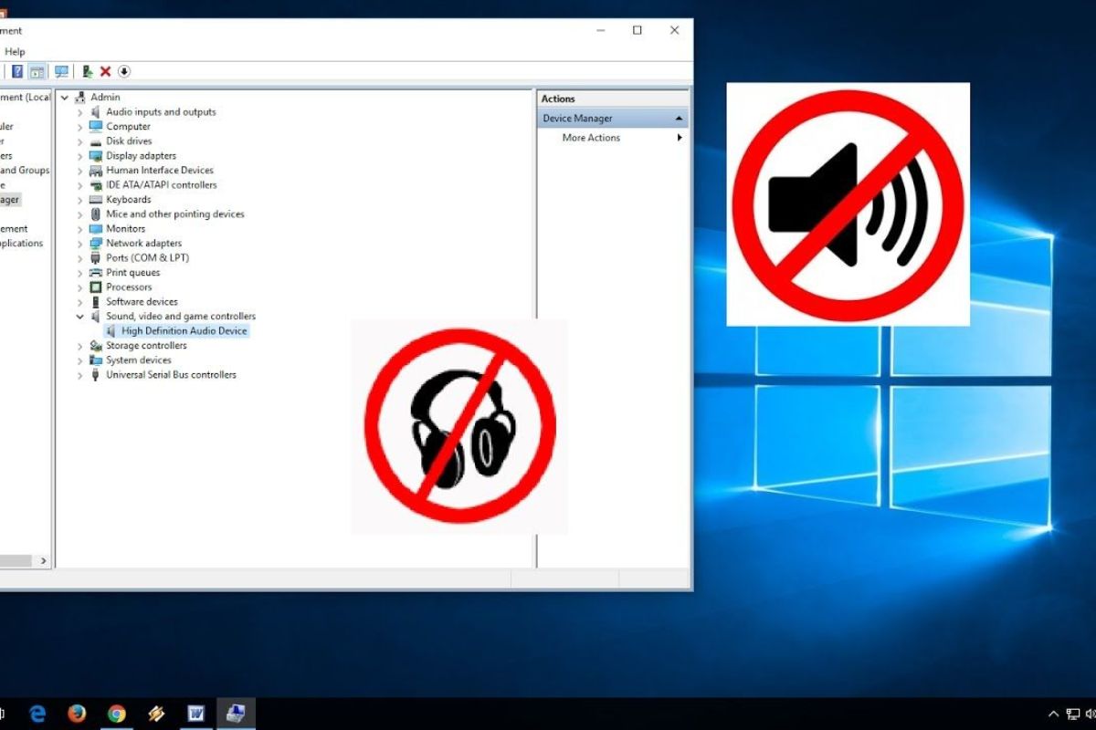 Lưu ý để tránh lỗi No Audio Output Device Is Installed