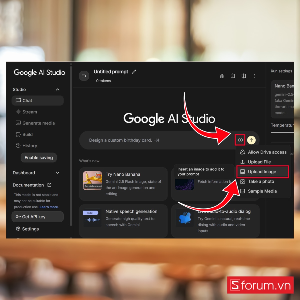 Hướng dẫn phục chế ảnh bằng Google Nano Banana bước 1