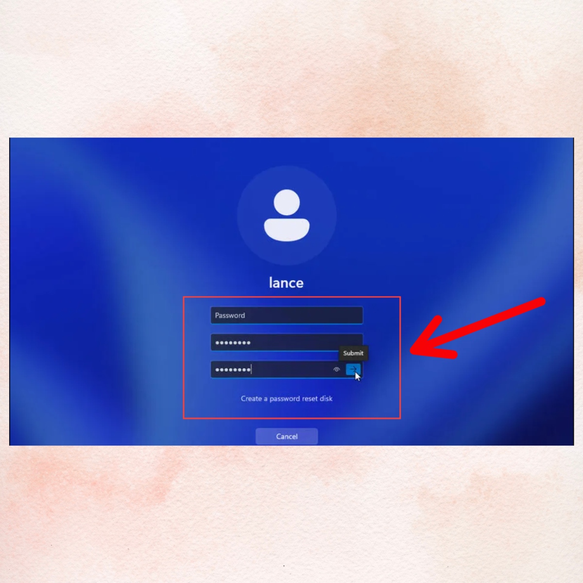 cách giải quyết khi quên mã PIN laptop Win 11 với máy tính sử dụng local account - bước 3