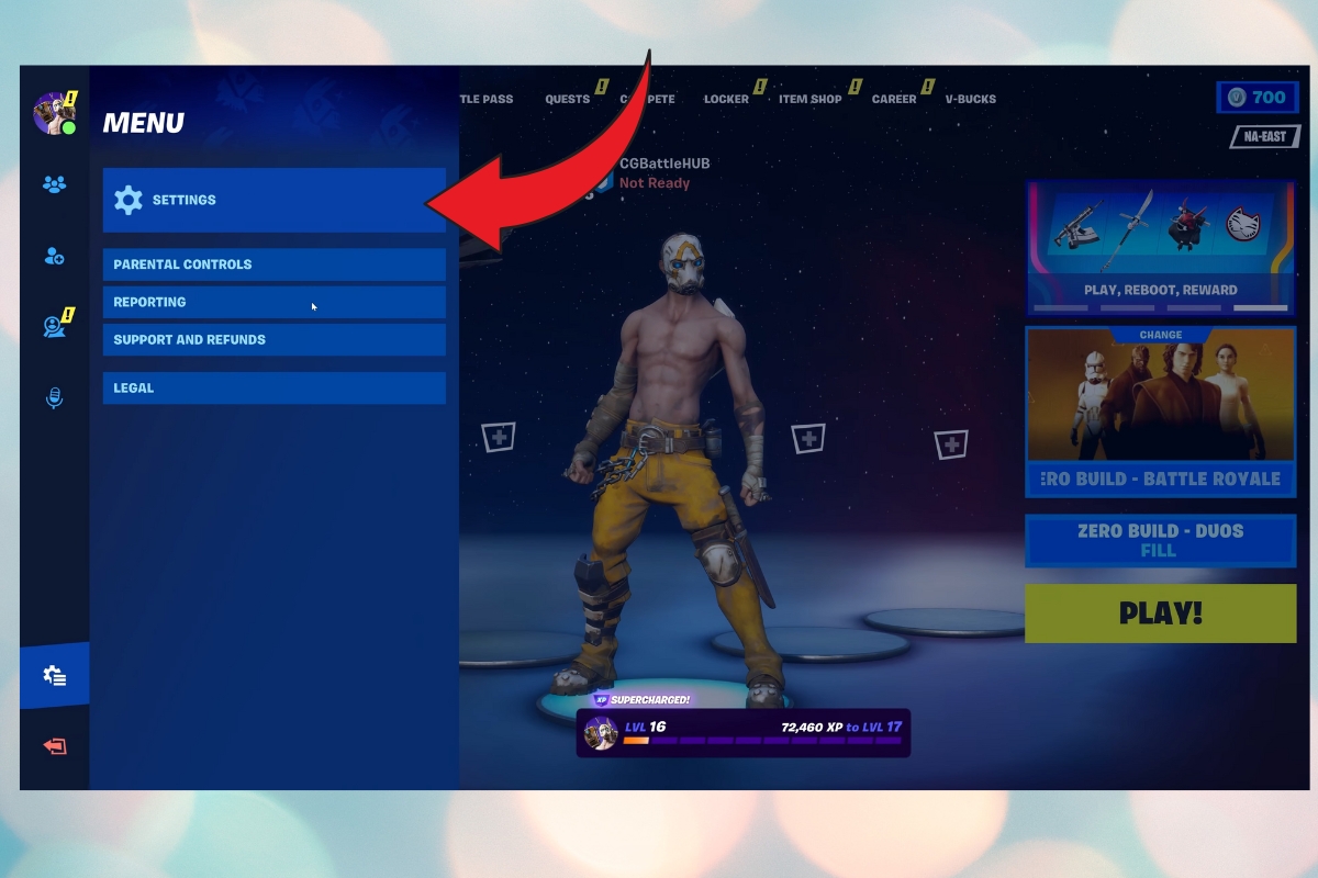 Cách bật ray tracing trong Fortnite bước 1
