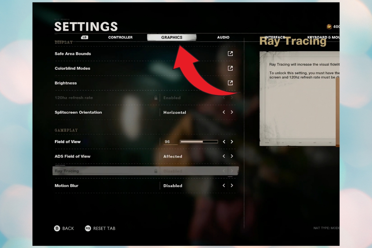 Cách bật ray tracing trong Call of Duty: Black Ops Cold War bước 2
